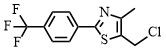 5-(氯甲基)-4-甲基-2-[4-(三氟甲基)苯基]-1,3-噻唑