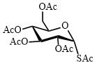 2,3,4,6-tetra-O-acetyl-1-S-acetyl-1-thio-glucopyranose