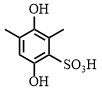 3,6-dihydroxy-2,4-dimethyl-benzenesulfonic acid